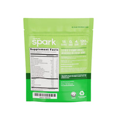 AdvoCare Spark close-up showing 120 mg caffeine and amino acids