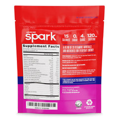 AdvoCare Spark dissolving stick in water for quick energy mix.