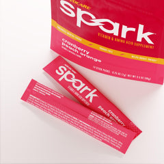 AdvoCare Spark powder dissolving in water for smooth energy without crash.