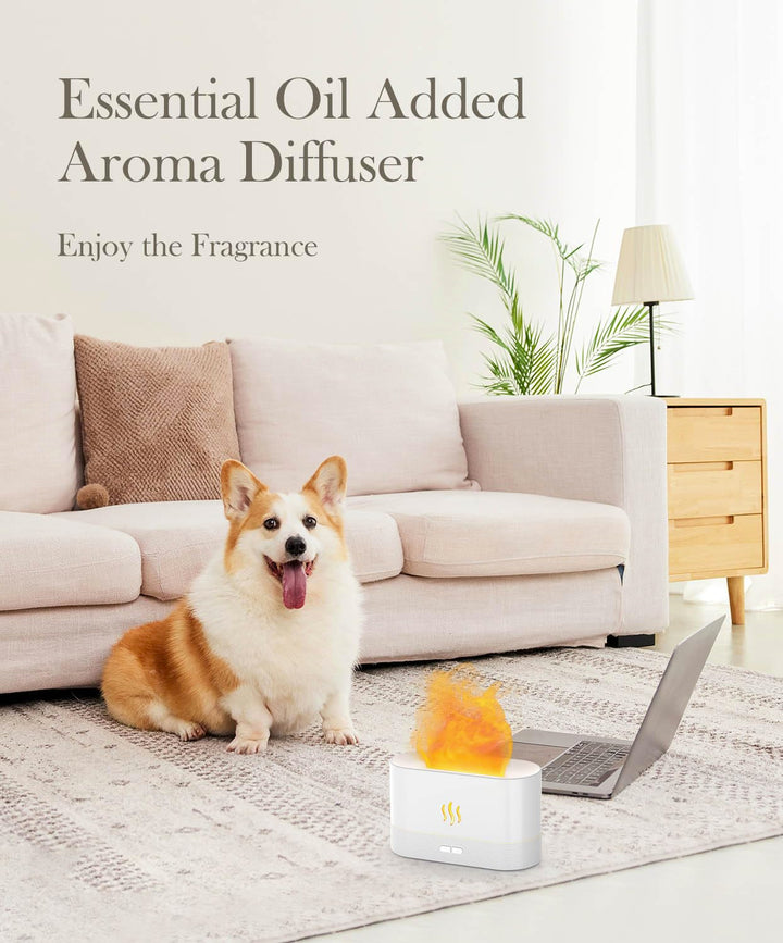 Aegci portable diffuser design fits into the bedroom, office, and spa.