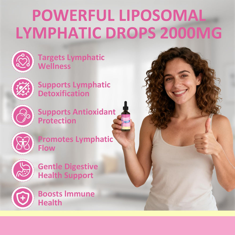 Aegisvital Liposomal Lymphatic Drainage Drops dropper close-up for precise dosing