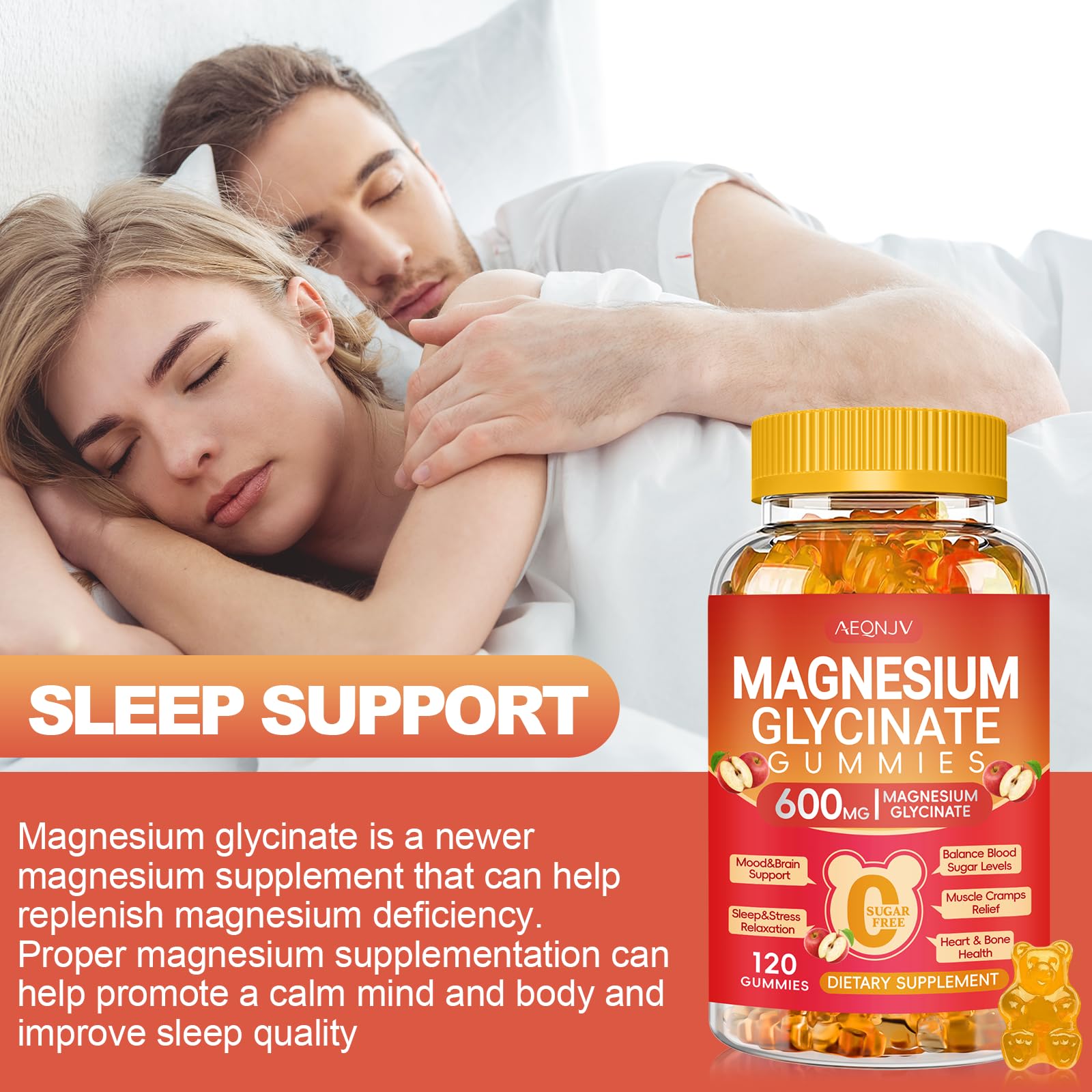 AEQNJV gummies are suitable for adults and kids for easy daily use.