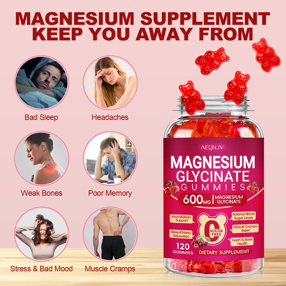 AEQNJV gummies ingredient panel shows CoQ10, B6, and vitamin D