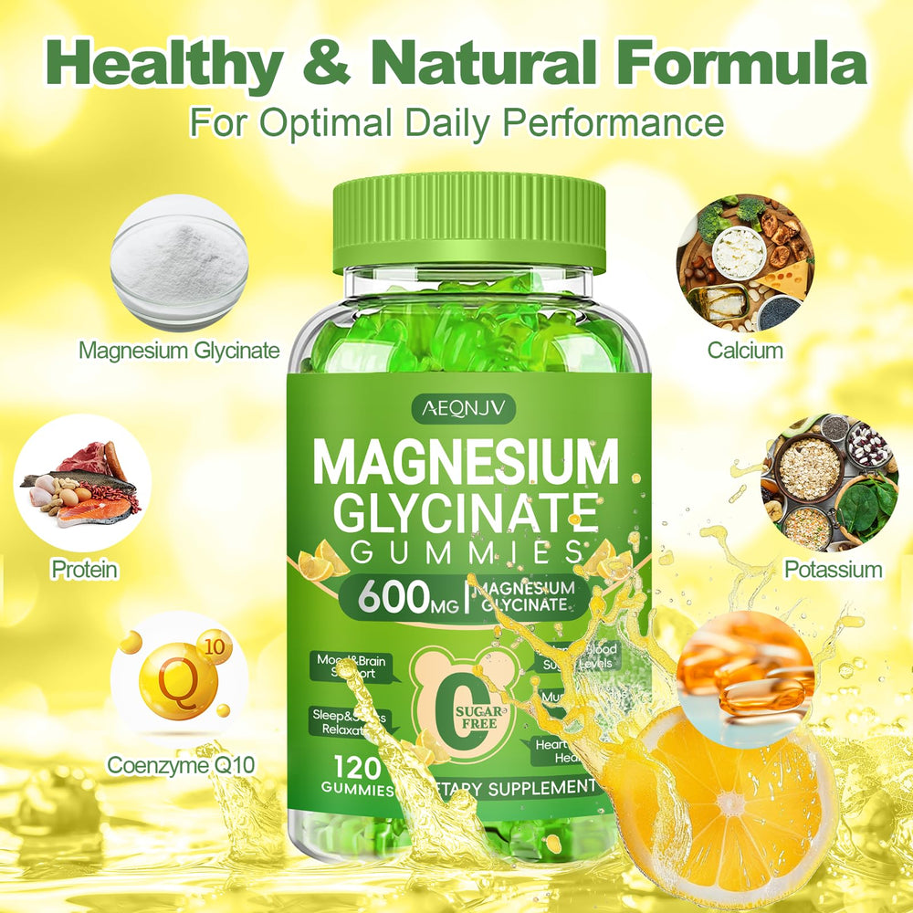 AEQNJV Lemon flavored gummies are sugar free and vegan