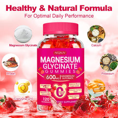 Two gummies per day: AEQNJV dosage illustration for daily use.