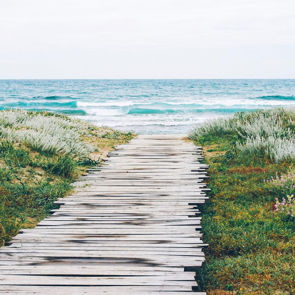 Beach House notes of ocean air and gardenia for a coastal vibe.