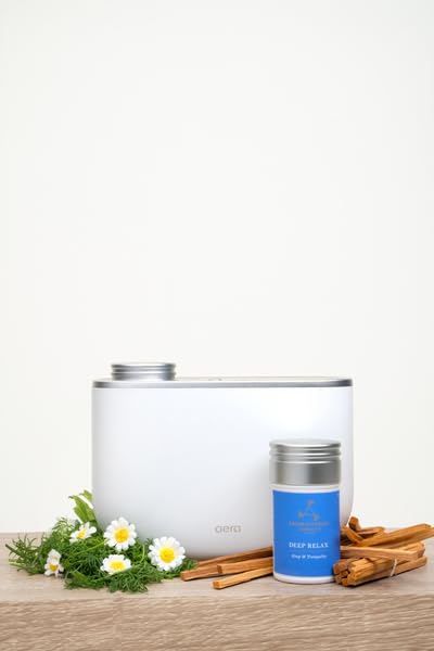 Aera Deep Relax label closeup showing brand and notes