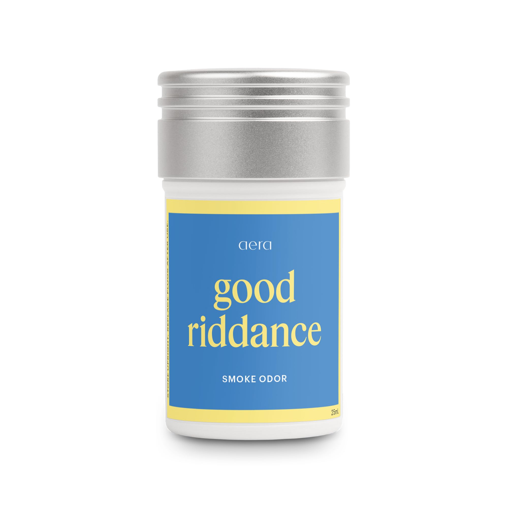 AERA Good Riddance bottle front enhances your space with a clean, inviting aroma.