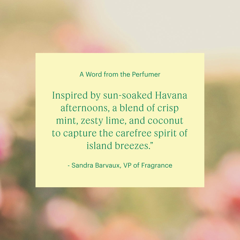 AERA Havana Breeze key lime note delivering crisp citrus ambiance.