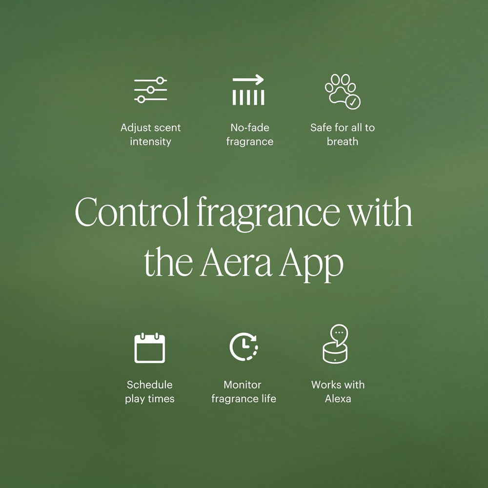 Aera Mini Moondance diffuser setup and care image for simple use