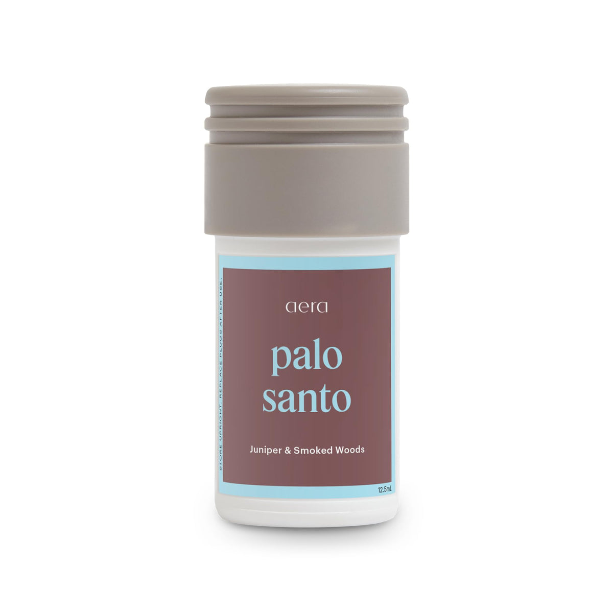 Aera Mini Palo Santo refill bottle showcasing calming aroma for home use