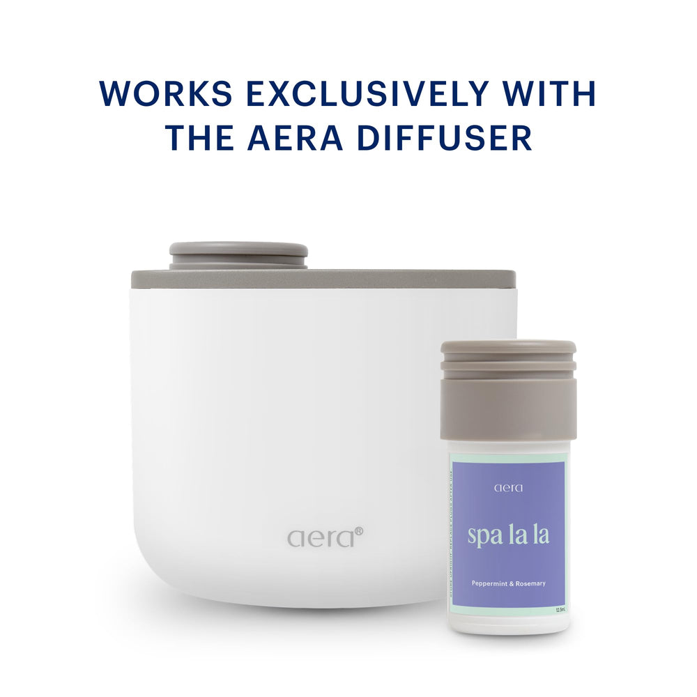 Aera Mini Spa La La long-lasting aroma at level 5 helps keep spaces inviting.