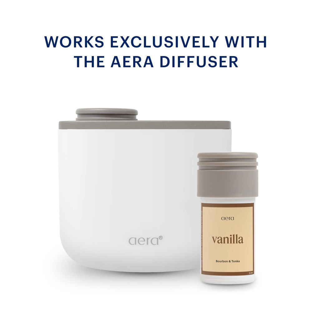 AERA Mini Vanilla bourbon hue creates a cozy room atmosphere