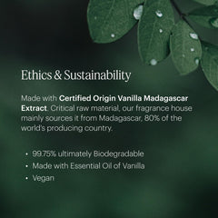 AERA Mini Vanilla tonka note adds depth and warmth to the scent