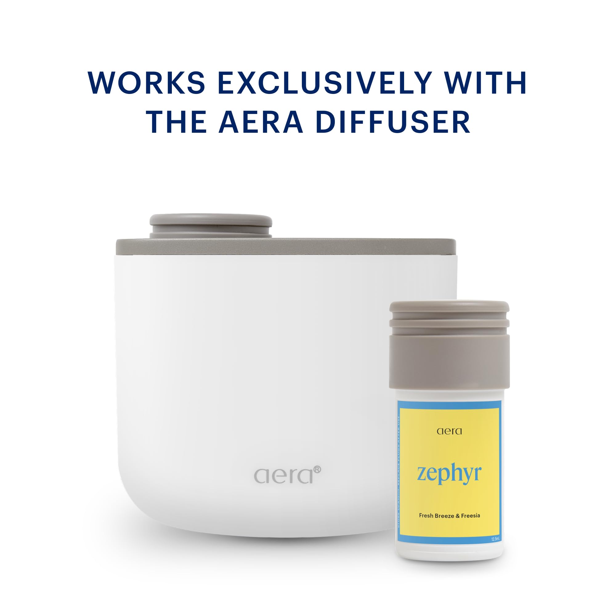 AERA Mini Zephyr sandalwood note creates warm, relaxing atmosphere.