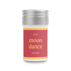 Aera Moondance fragrance bottle with iris and amber notes.