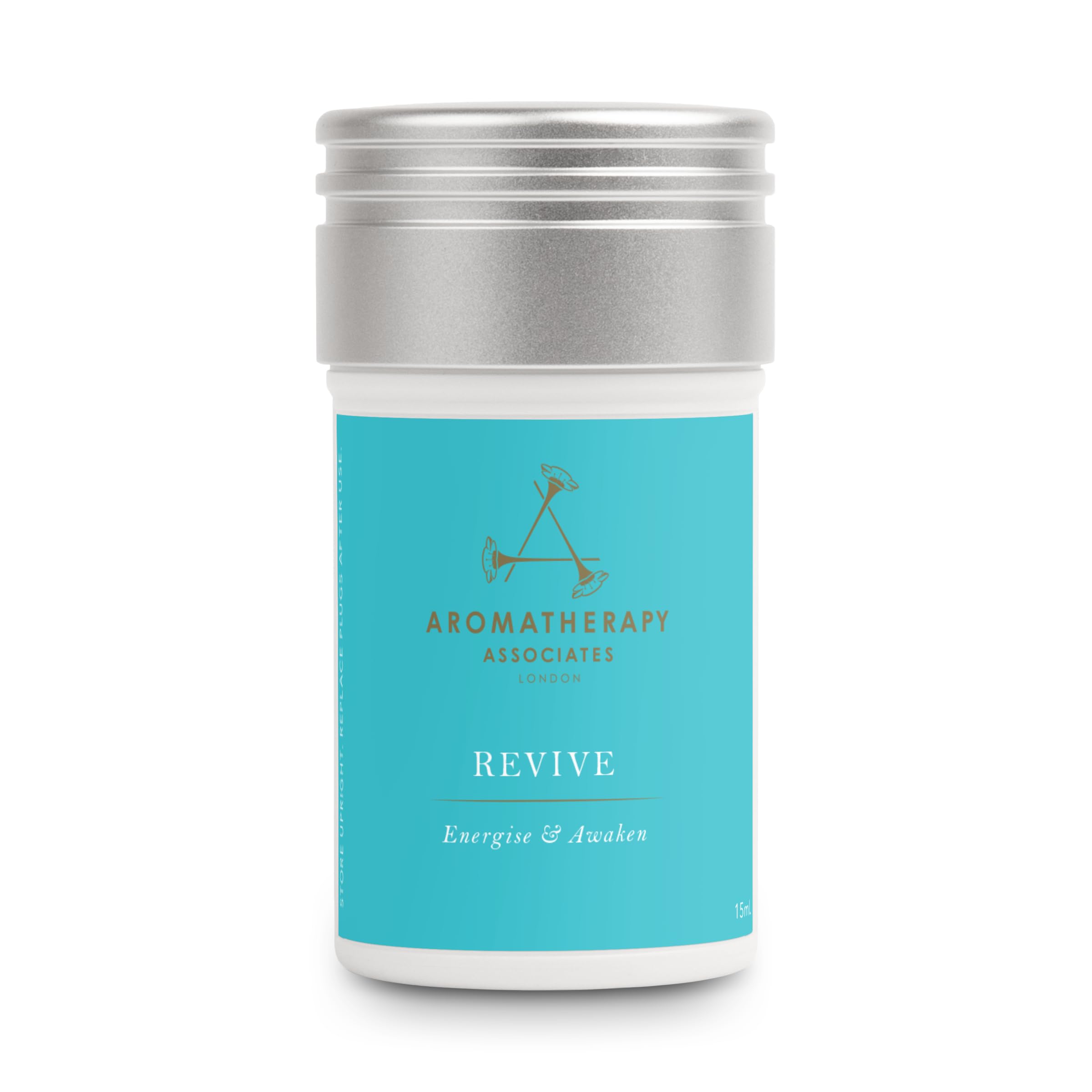 Aera Revive bottle with juniper-berry notes for uplifting ambience.