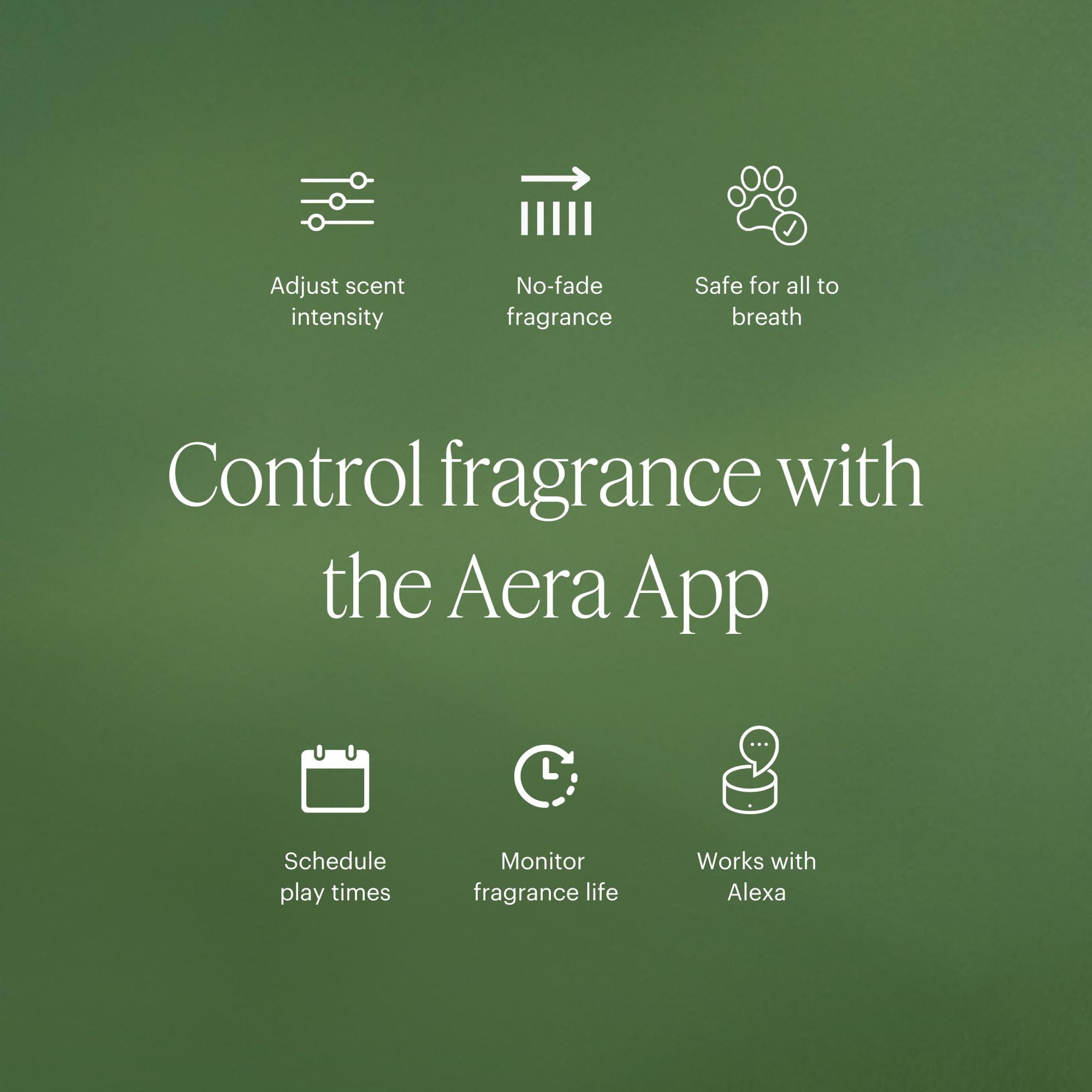 Aera Spa La La invisible dry vapor dispersed in a living room