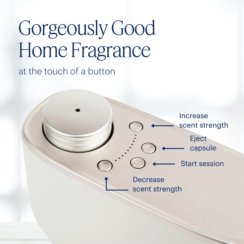AERA Wild Bluebells diffuser dispersion suggests balanced scent control