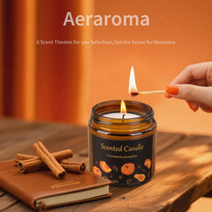 Aeraroma apple-pie candle delivering comforting aroma for gatherings