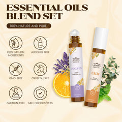 Aeshory Focus roll-on aids concentration for work or study sessions.