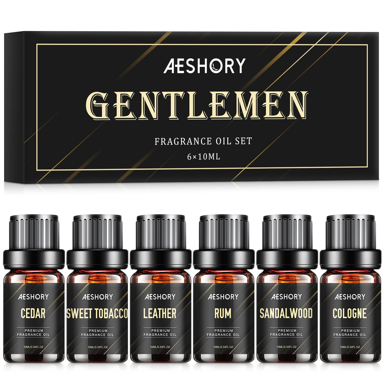 Aeshory Gentlemen's sandalwood oil bottle pour for warm, inviting spaces