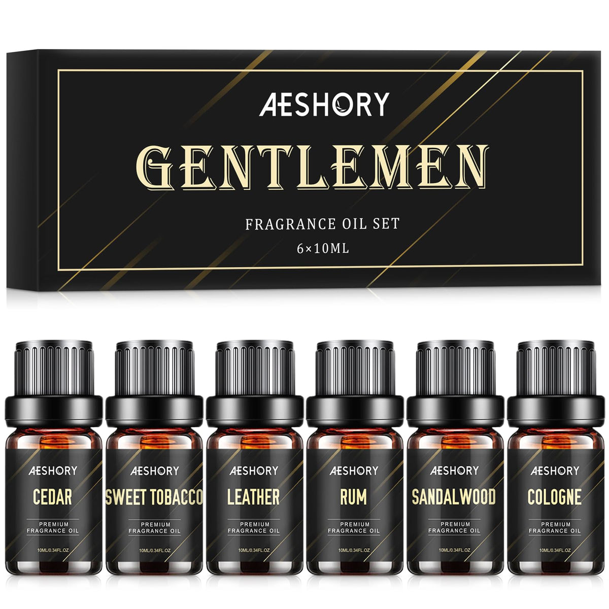 Aeshory Gentlemen's sandalwood oil bottle pour for warm, inviting spaces