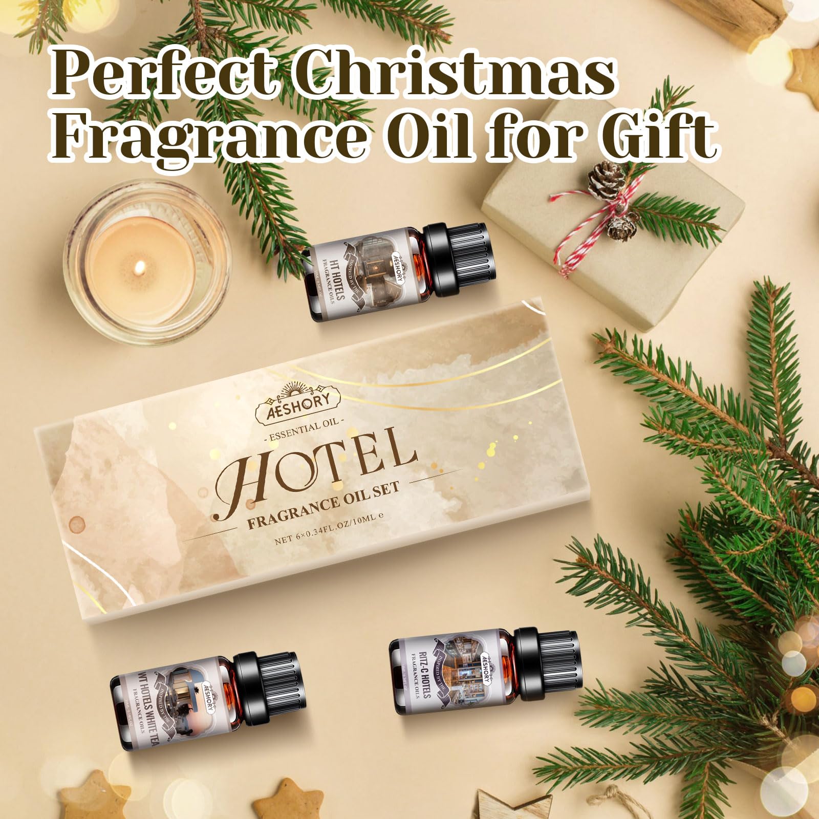 Aeshory Ritz-C Hotels scent oil creates an elegant backdrop for special occasions.