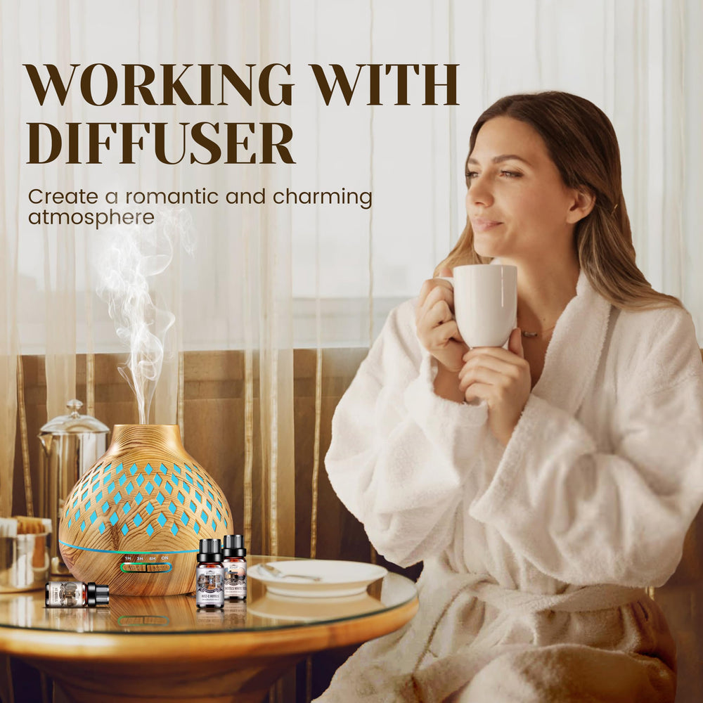 Aeshory Shangri-La scent oil evokes exotic luxury in any room.