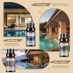 Aeshory White Tea scent oil delivers crisp, soothing ambiance.