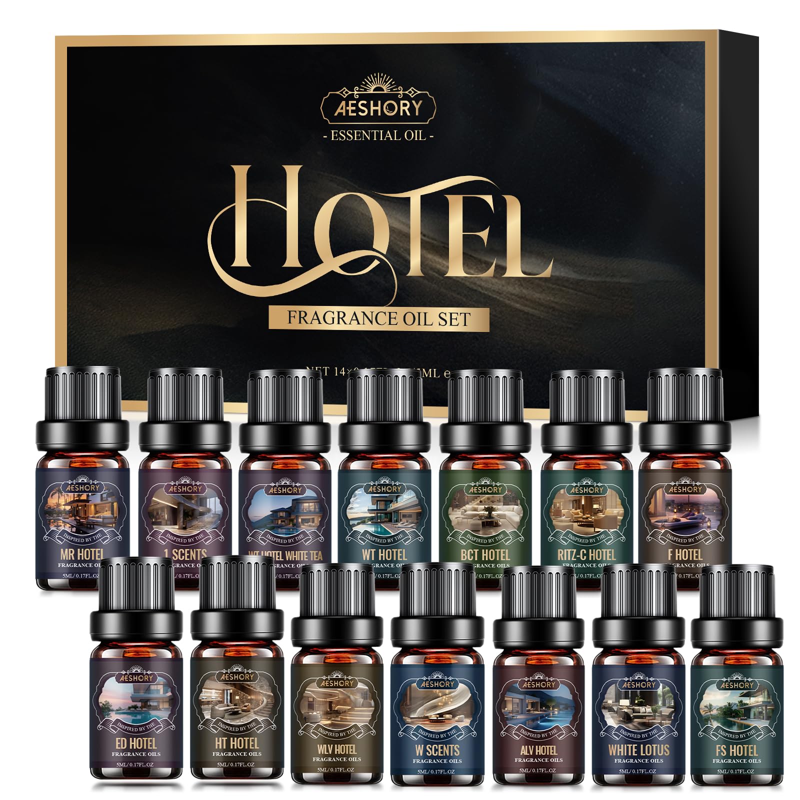 Aeshory hotel-inspired aromas ideal for home spa and office.