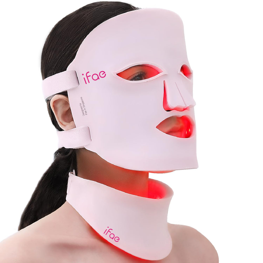 Aesthifae red light mask with 630nm LEDs for even skin tone