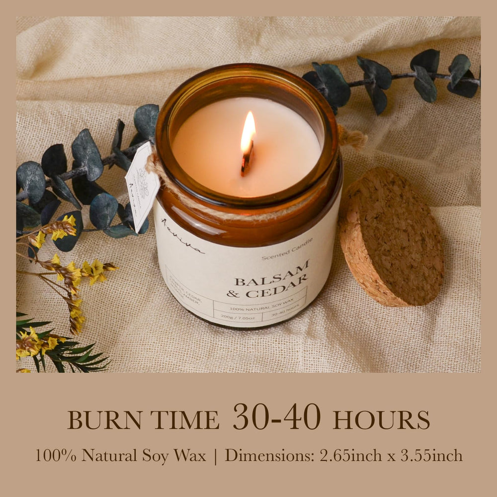 Aeviva amber jar design adds warm decor and gift-ready appeal.