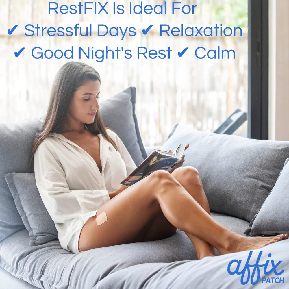 Affix RestFIX patch close-up showing discreet, low-profile design