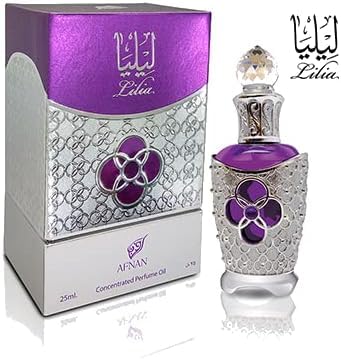 Afnan Lilia drops dispensing highlights precise application for on the go