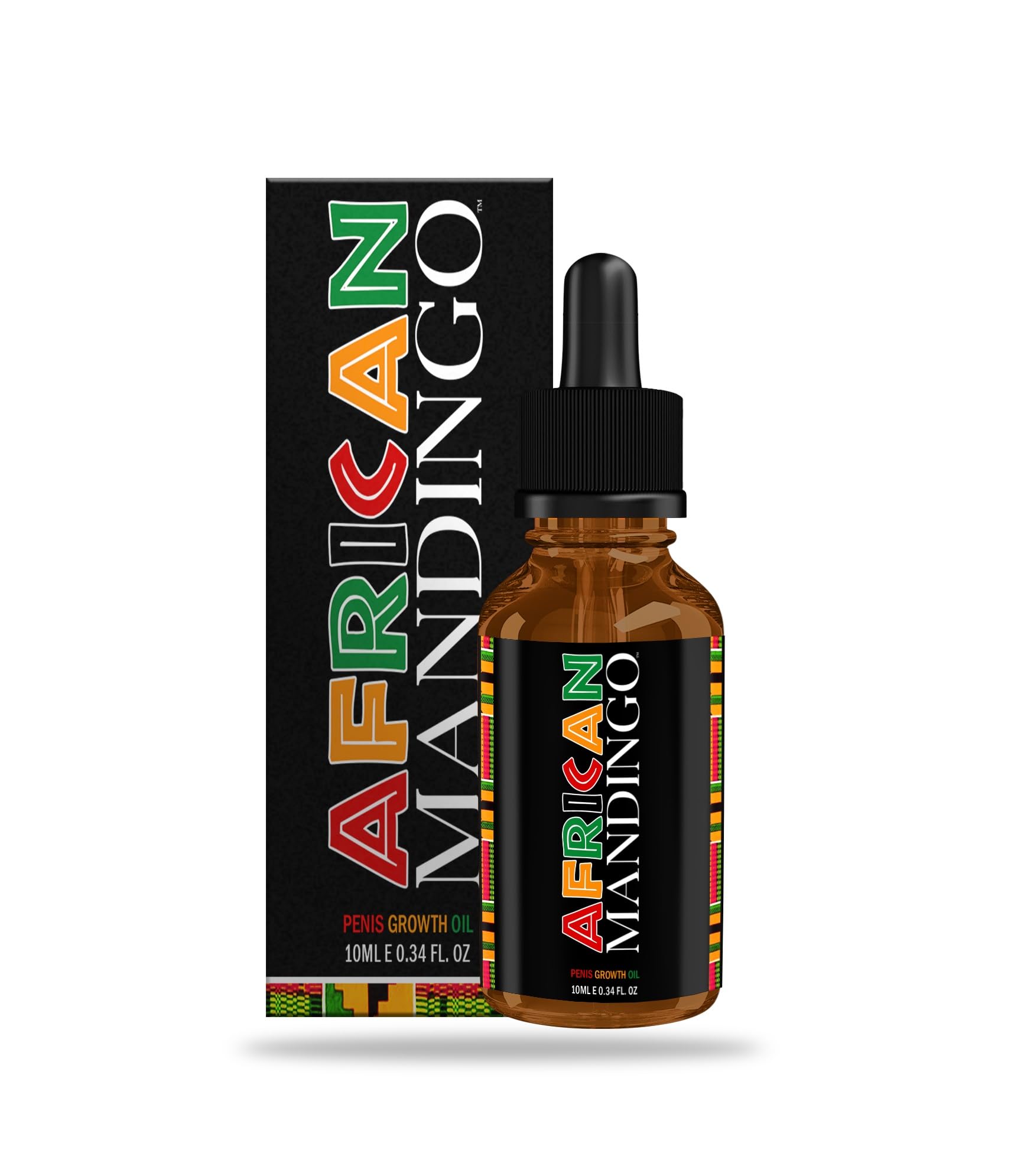 African Mandingo massage oil application shows easy, quick absorption.