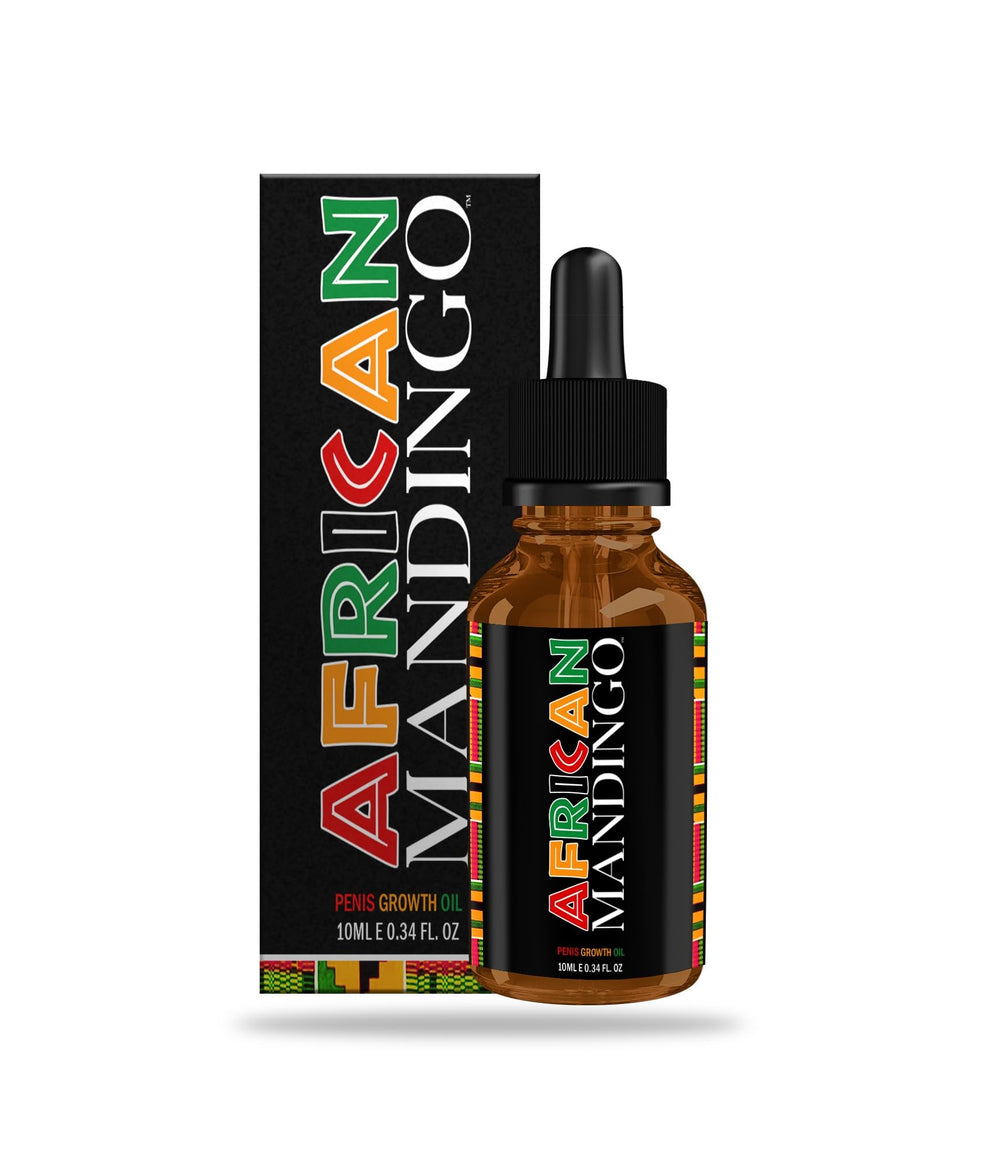 African Mandingo massage oil application shows easy, quick absorption.