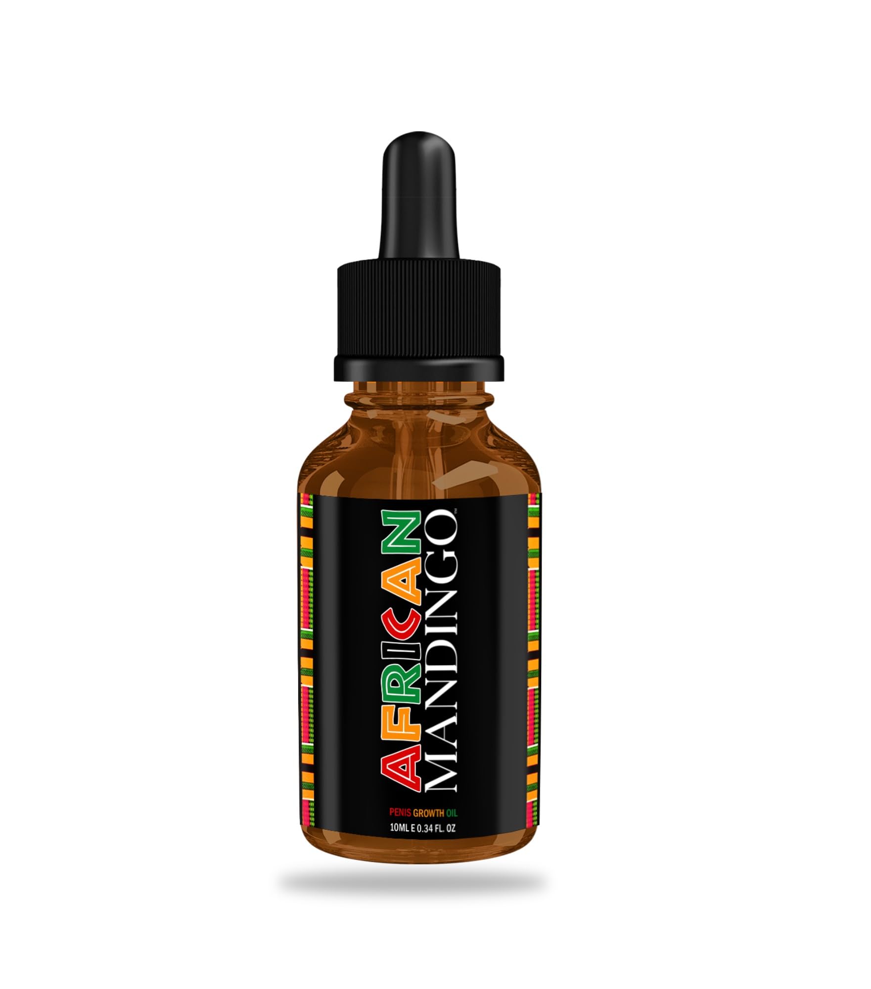 African Mandingo massage oil bottle for safe daily use.