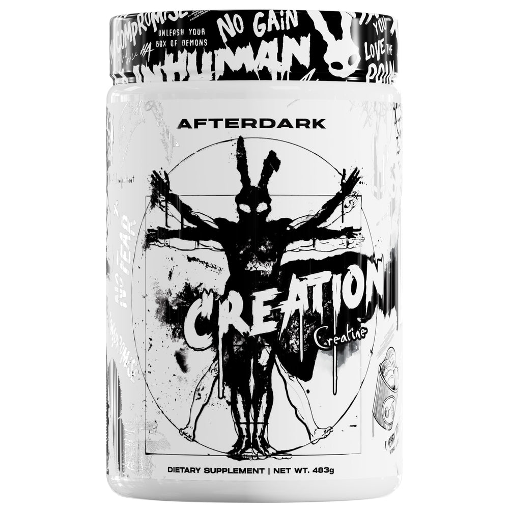 AfterDark Creation Creatine Powder snow cone bottle for daily performance support