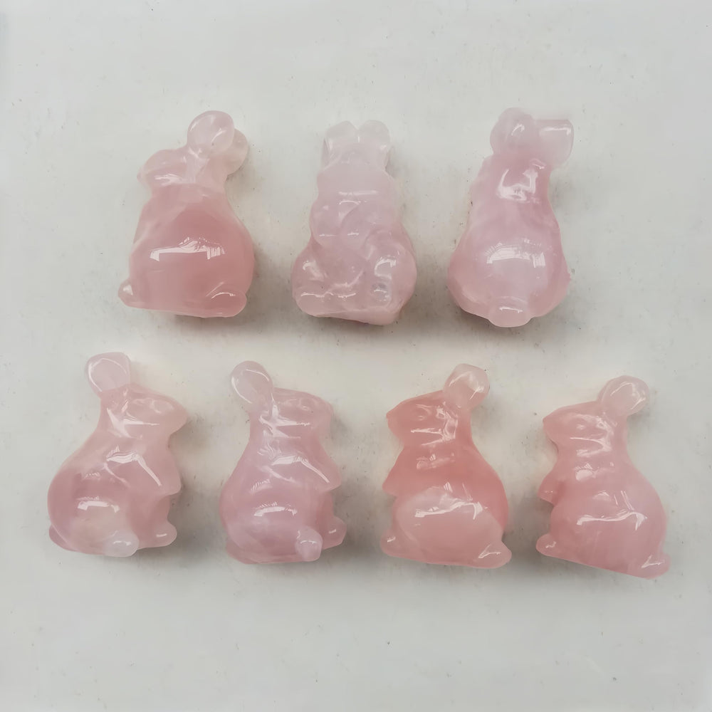 Afucats rabbit car dash decor adds crystal charm on travels