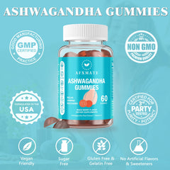 AFXMATE gummies closeup displaying chewy berry bite