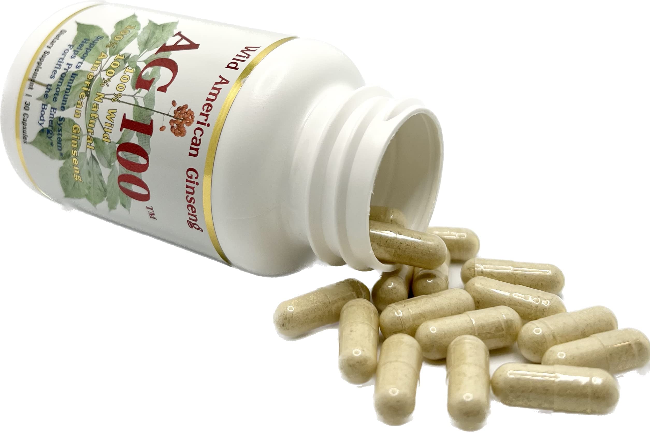 AG 100 capsules in blister pack for portable, on-the-go use