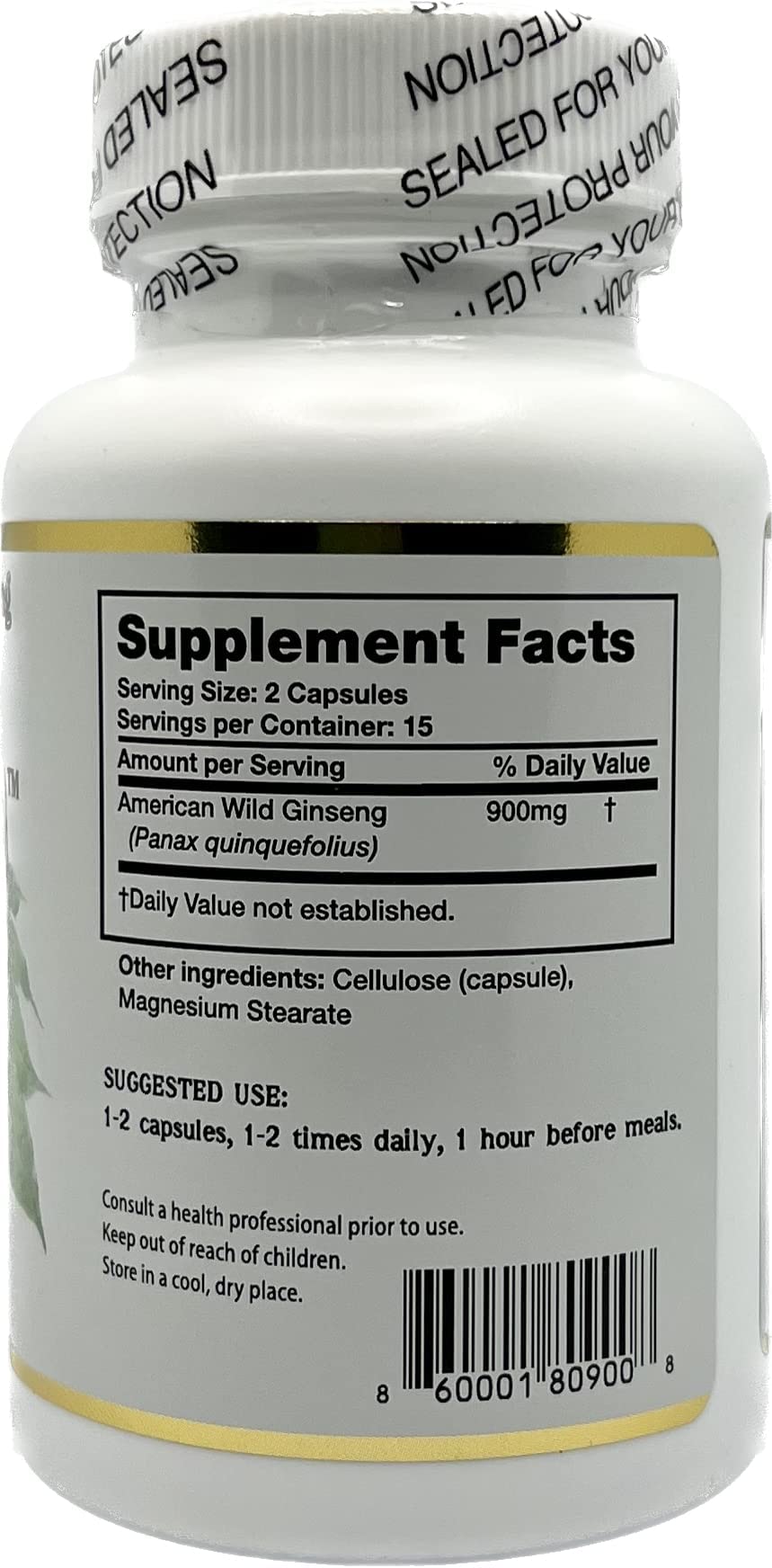 AG 100 nutrition label aids accurate serving size and ingredient awareness