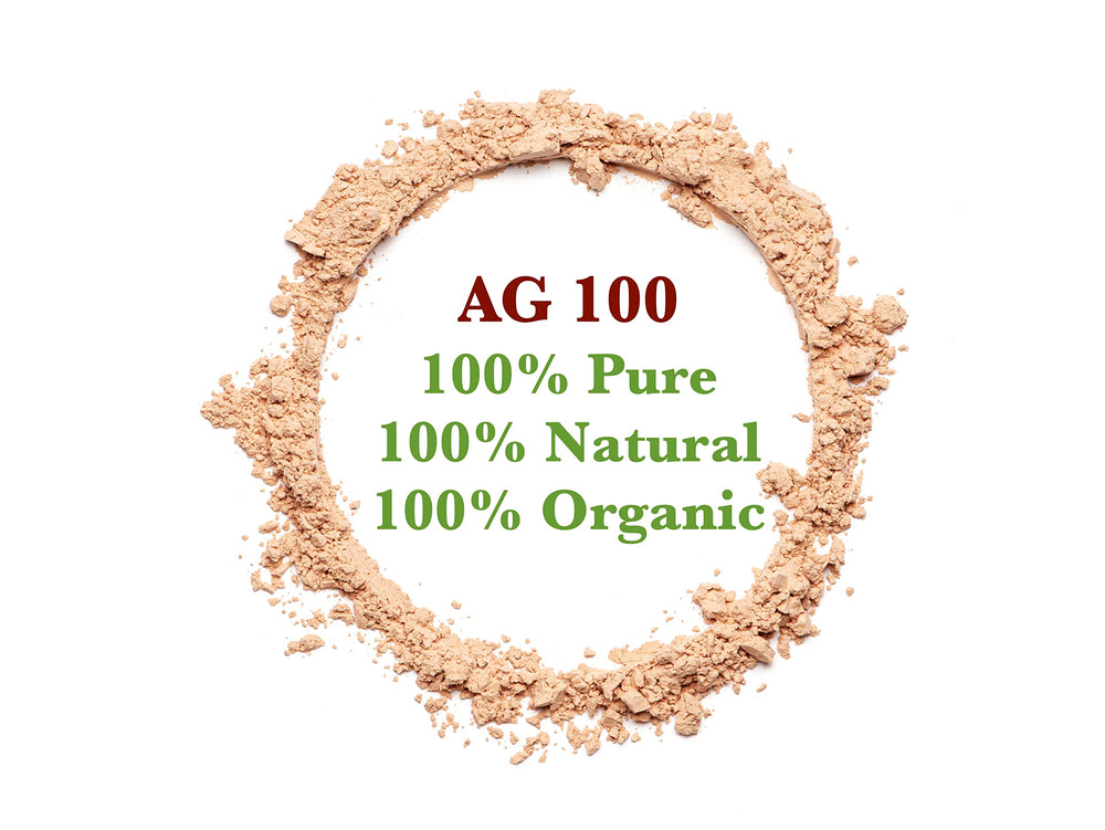 AG 100 packaging box front highlights 100% wild ginseng purity for daily use