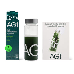 AG1 starter kit travel packs collection—on-the-go daily nutrition.