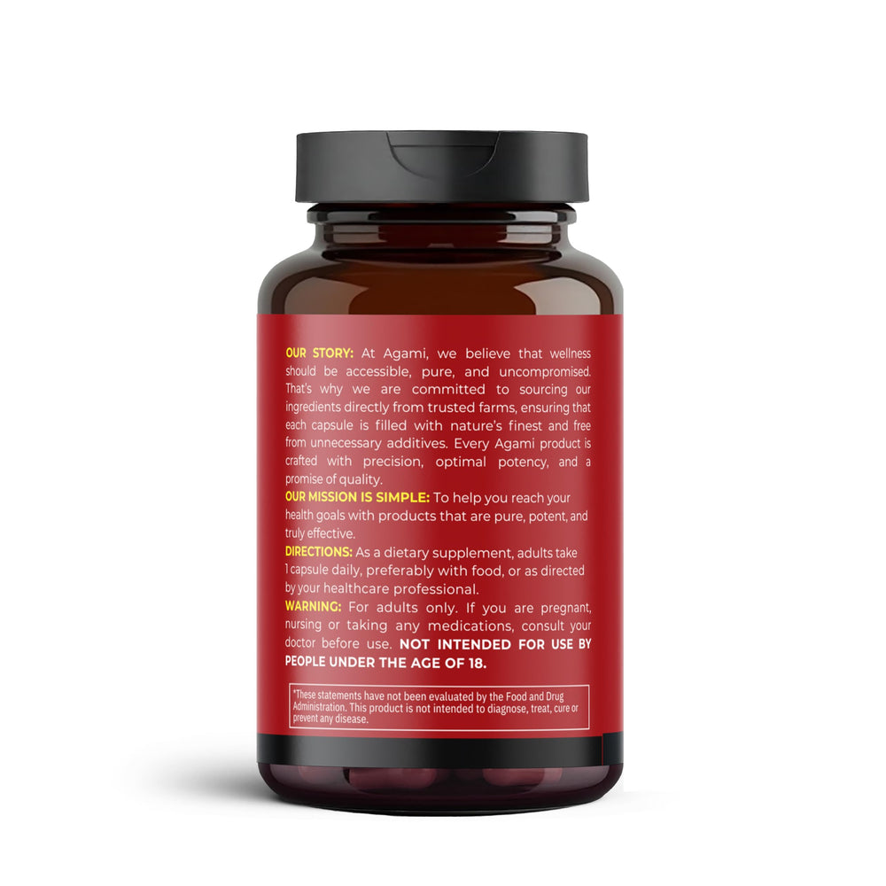 Agami Beet Root Capsules in-use during a morning wellness routine