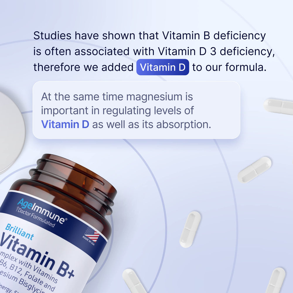 AgeImmune magnesium bisglycinate capsules suggest better gut comfort and vitamin absorption balance.