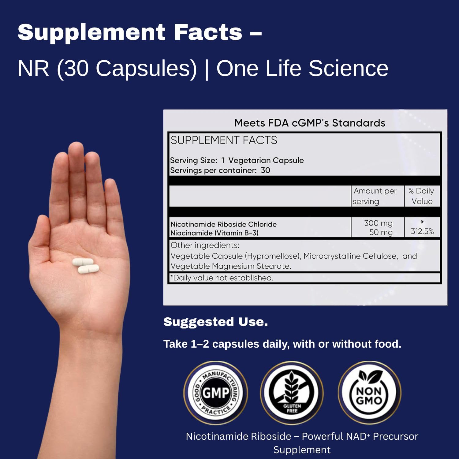 NAD+ capsules support mitochondrial health for endurance