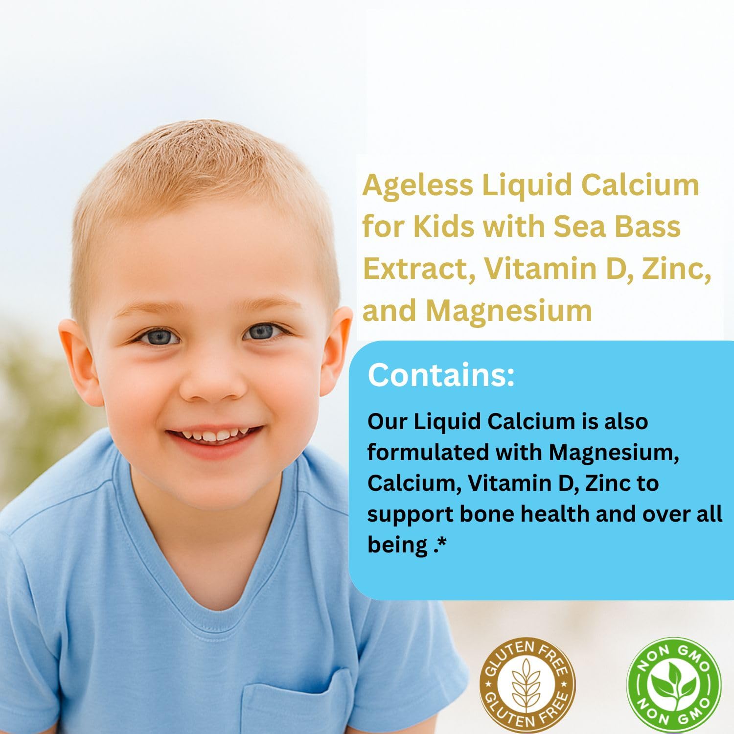 Ageless Kids natural flavors make it easy to take