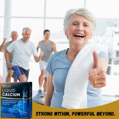 Ageless Liquid Calcium dropper enables simple daily intake.